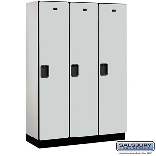 18" Wide Single Tier Designer Wood Lockers