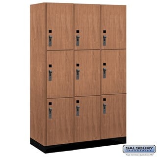 18" Wide Premier Wood Band Lockers