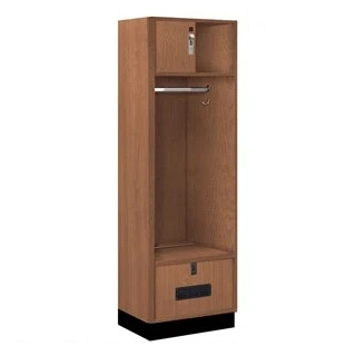 24" Wide Premier Open Access Wood Lockers