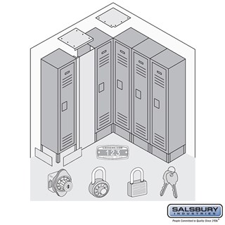 Metal Locker Options & Locks