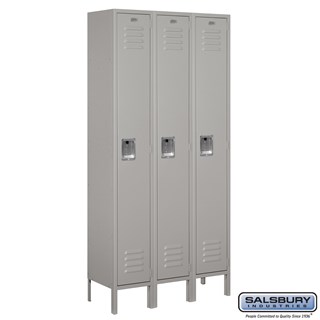 12" Wide Single Tier Standard Metal Lockers