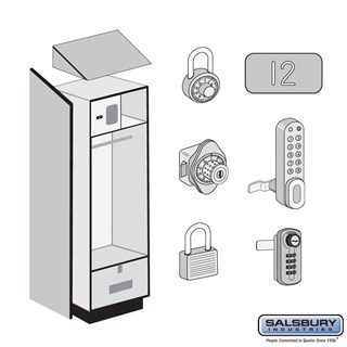 Open Access Designer Wood Locker Options & Locks