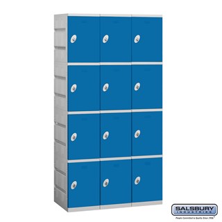 12" Wide Plastic Lockers
