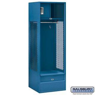 24" Wide Open Access Standard Metal Lockers