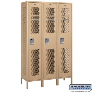 15" Wide Vented Metal Lockers