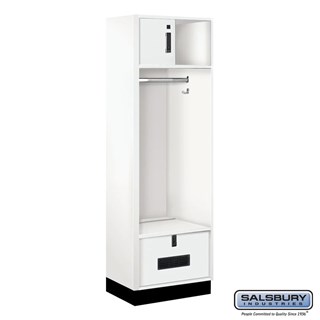 24" Wide Premier Open Access Wood Lockers
