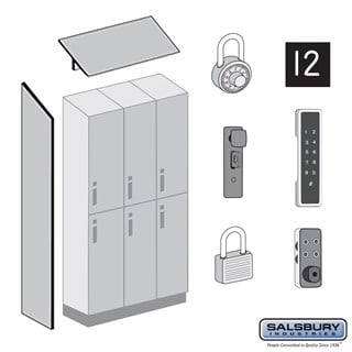 Open Access Premier Wood Locker Options & Locks