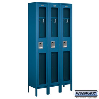 12" Wide See-Through Metal Lockers