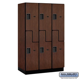 15" Wide Designer Wood Lockers