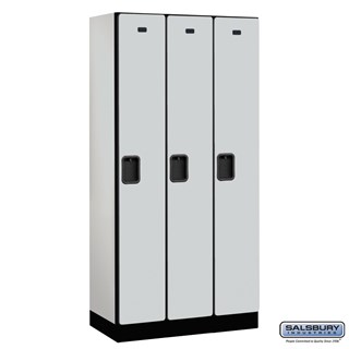 12" Wide Single Tier Designer Wood Lockers