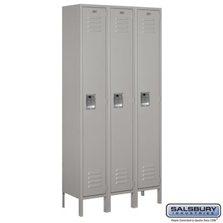 15" Wide Single Tier Standard Metal Lockers
