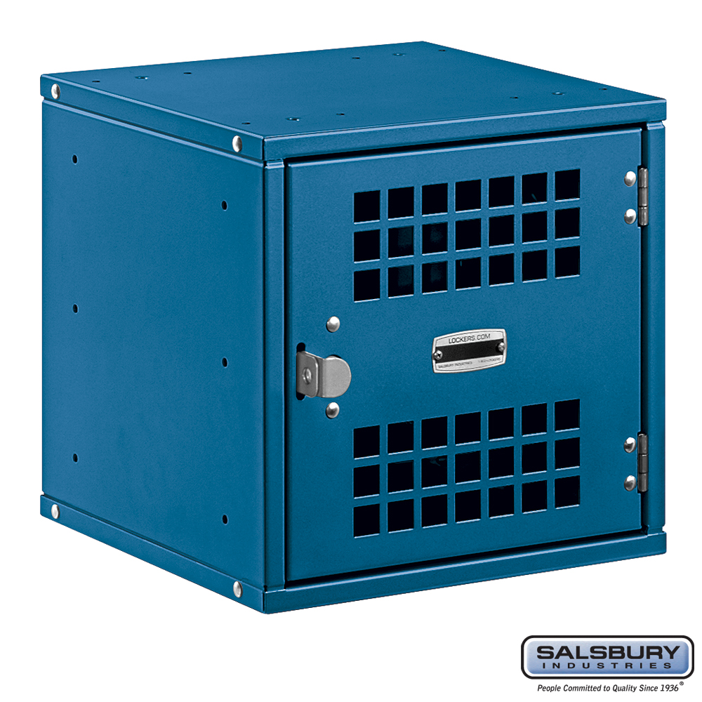 Modular Locker Vented Door 12 Inch Cube Assembled