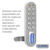Electronic Lock - for Solid Oak Executive Wood Locker Door