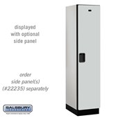 18" Wide Single Tier Designer Wood Locker - 1 Wide - 6 Feet High - 21 Inches Deep - Hasps