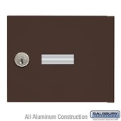 Replacement Door with Master Key Lock - Standard A Size - for Cell Phone Locker - with (2) Keys - Bronze