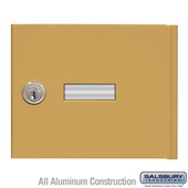 Replacement Door with Master Key Lock - Standard A Size - for Cell Phone Locker - with (2) Keys - Gold