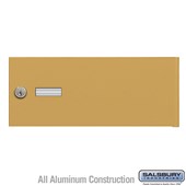 Replacement Door with Master Key Lock - Standard B Size - for Cell Phone Locker - with (2) Keys - Gold