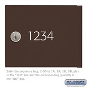 Custom Door Engraving - Regular - for Bronze Cell Phone Storage Locker Door