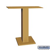 Pedestal for 6 & 7 Door High Surface Mounted Cell Phone Lockers - Gold
