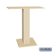 Pedestal for 6 & 7 Door High Surface Mounted Cell Phone Lockers - Sandstone