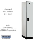15" Wide Single Tier Designer Wood Locker - 1 Wide - 6 Feet High - 24 Inches Deep - Hasps