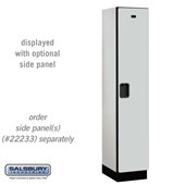 15" Wide Single Tier Designer Wood Locker - 1 Wide - 6 Feet High - 18 Inches Deep - Hasps