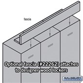 Front Filler - Fascia - for Designer Lockers