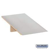 Sloping Hood - for 18 Inches Wide - 21 Inch Deep Designer Wood Locker - 1 Wide