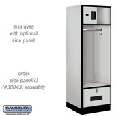 24" Wide Designer Wood Open Access Locker - 6 Feet High - 24 Inches Deep - Hasps