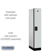 12" Wide Single Tier Designer Wood Locker - 1 Wide - 5 Feet High - 21 Inches Deep - Hasps