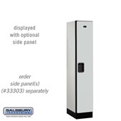 12" Wide Single Tier Designer Wood Locker - 1 Wide - 5 Feet High - 18 Inches Deep - Hasps