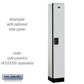 12" Wide Single Tier Designer Wood Locker - 1 Wide - 6 Feet High - 15 Inches Deep - Hasps