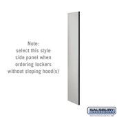 Side Panel - for 5 Feet High - 18 Inch Deep Designer Wood Locker - without Sloping Hood