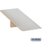 Sloping Hood - for 12 Inches Wide - 21 Inch Deep Designer Wood Locker - 1 Wide