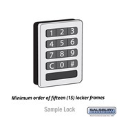 Custom Lock Installation for Designer Wood Locker Door - Lock Provided By Owner