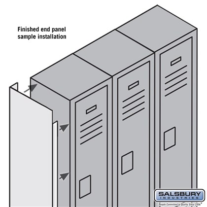 Finished End Panels | Lockers.com