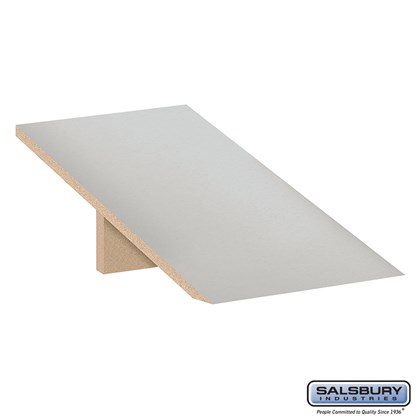 Sloping Hood - for 15 Inches Wide - 21 Inch Deep Designer Wood Locker - 1 Wide
