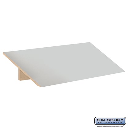 Sloping Hood - for 15 Inches Wide - 21 Inch Deep Designer Wood Locker - 3 Wide