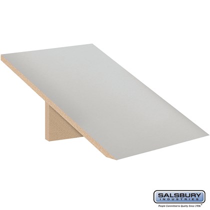 Sloping Hood - for 15 Inches Wide - 24 Inch Deep Designer Wood Locker - 1 Wide