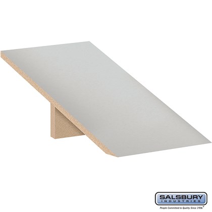 Sloping Hood - for 12 Inches Wide - 21 Inch Deep Designer Wood Locker - 1 Wide