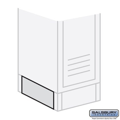 End Base - for 12 Inch Deep Metal Locker