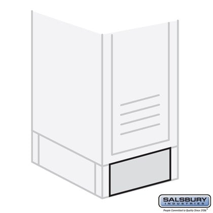 Front Base - for 12 Inch Wide Metal Locker