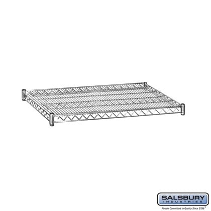 Additional Shelf - for Wire Shelving - 36 Inches Wide - 24 Inches Deep - Chrome