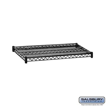 Additional Shelf - for Wire Shelving - 36 Inches Wide - 18 Inches Deep - Black