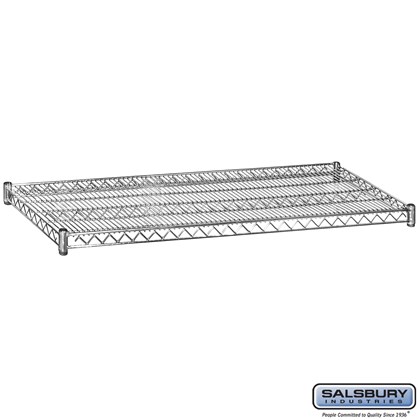 Additional Shelf - for Wire Shelving - 60 Inches Wide - 24 Inches Deep - Chrome