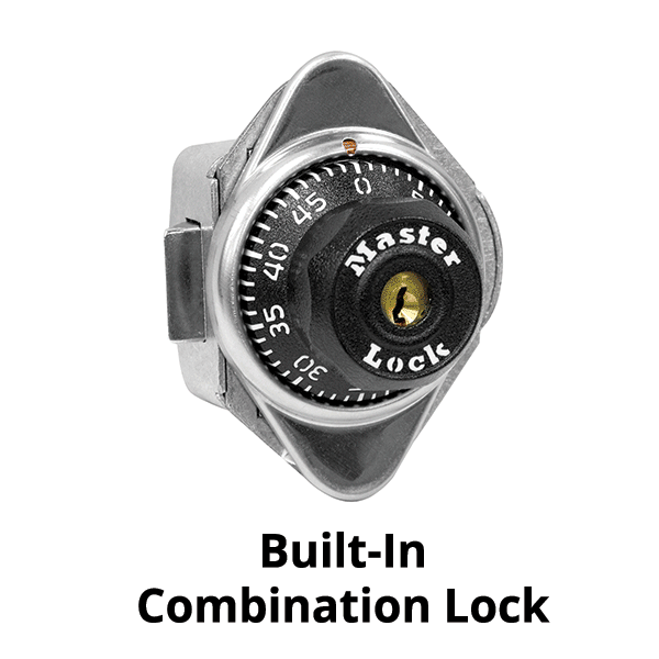 Master Lock Built-In Combination Lock for Lockers with Lift Handles