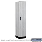 15" Wide Premier Wood Locker - Single Tier - 1 Wide - 6 Feet High - 21" Deep - Resettable Combination Locks
