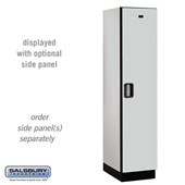 18" Wide Single Tier Designer Wood Locker - 1 Wide - 6 Feet High - 18 Inches Deep - Electronic Locks