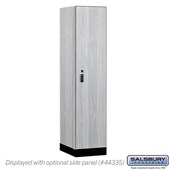 18" Wide Premier Wood Locker - Single Tier - 1 Wide - 6 Feet High - 21" Deep - Resettable Combination Locks