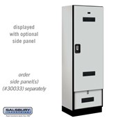 24" Wide Designer Wood Gear Locker - 6 Feet High - 18 Inches Deep - Resettable Locks